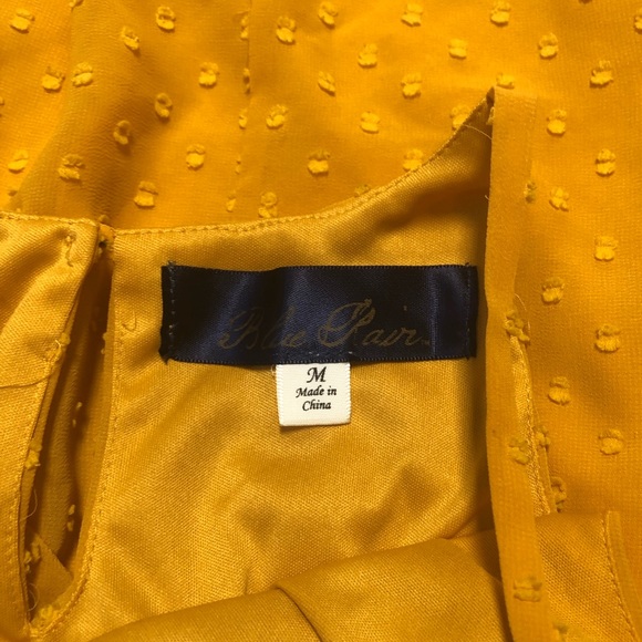 MUSTARD “BLUE RAIN DRESS - Picture 8 of 8